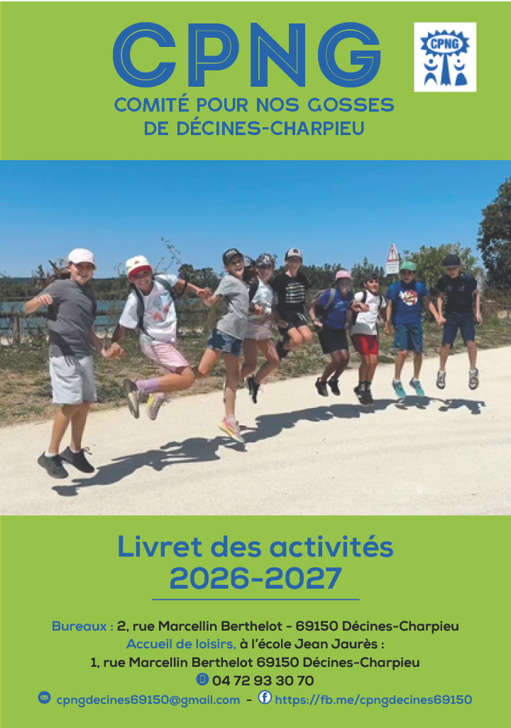 📣 LE LIVRET D’ACTIVITÉS 2026-2027 EST ARRIVÉ ! 🎉